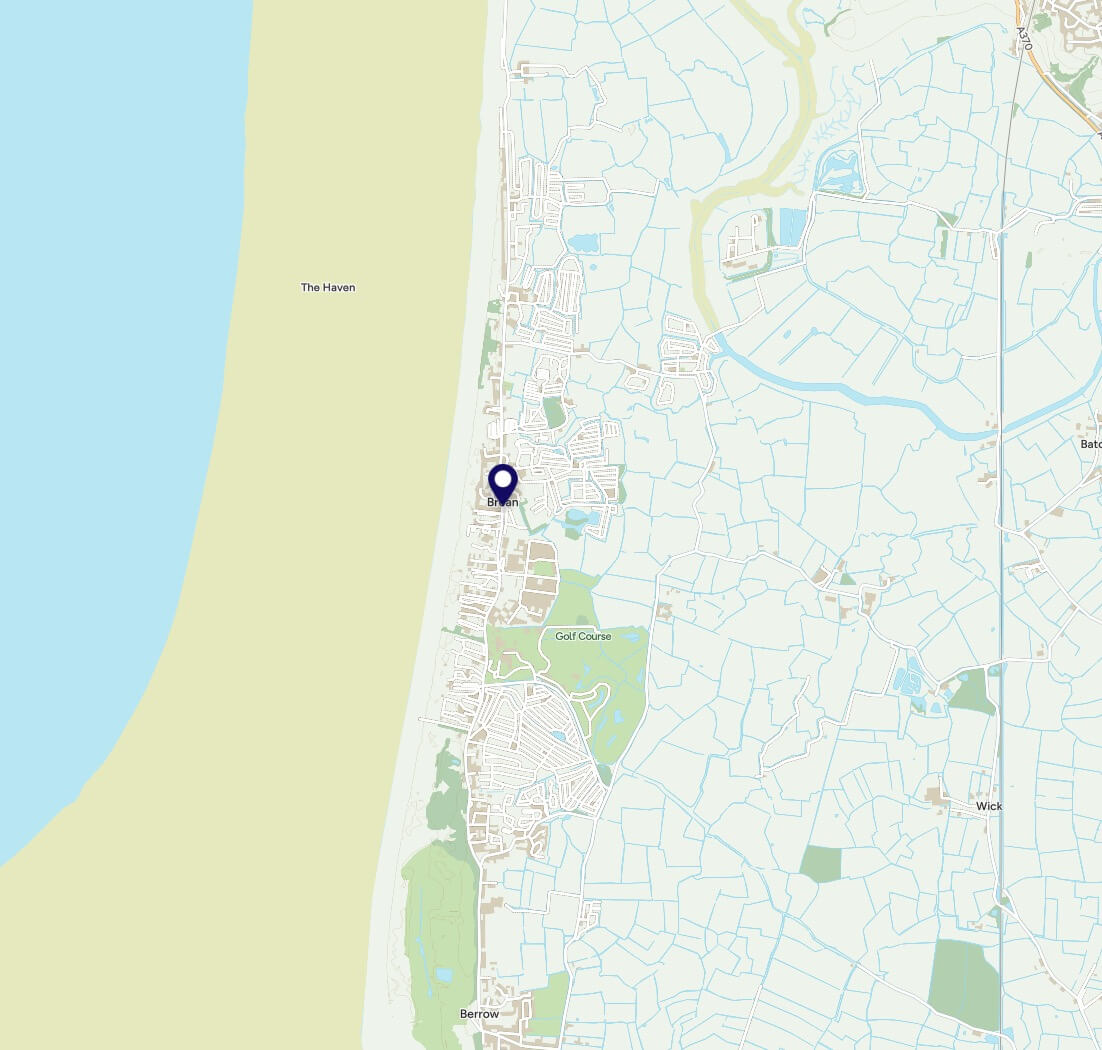 Map of Brean - Bathrooms, New Bathrooms and Bathroom fitting in Portishead