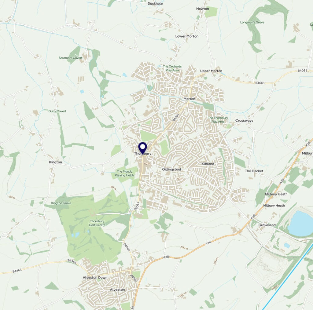 Map of Thornbury - Bathrooms, New Bathrooms and Bathroom fitting in Portishead